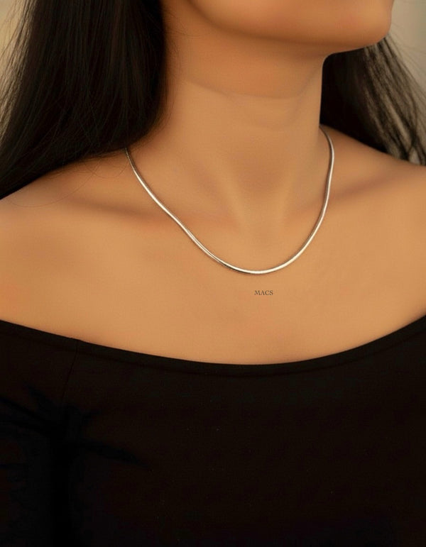 925 Silver Snake Chain Necklace